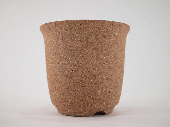信楽焼 盆栽鉢 植木鉢 素焼き鉢 陶器鉢 切立ラン 幅 約 11cm 高さ 約 11cm 3.5号 〜4号 3.5号鉢 4号鉢 ミニ盆栽 山野草 豆盆栽 園芸 花苗 ミニ盆栽用 小さい鉢 陶器 植え替え 鉢