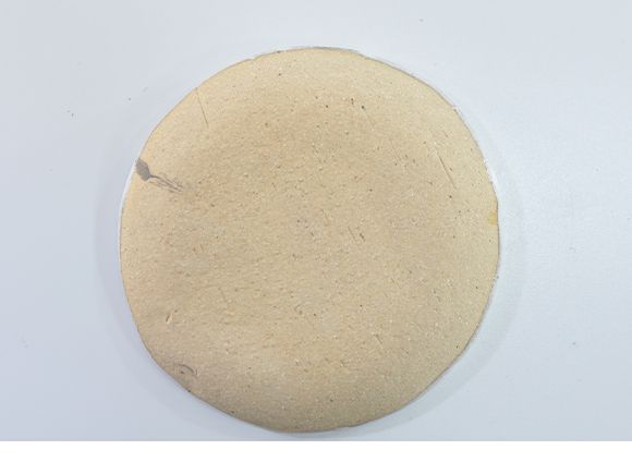 苔玉の丸皿いっぷく12cm
