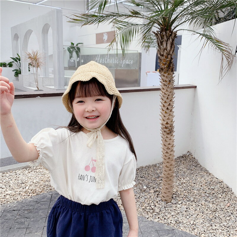 Tシャツ 子供服 半袖 80 90 100 110 120 夏 女の子 綿 フリルシャツ フリル 袖フリル かわいい 白 ネイビー キッズ ジュニア 春 秋 冬 アウトウェア ホワイト プリントTシャツ トップス ボーイズ ガールズ ティーシャツ