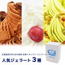 【 産直 送料無料 】 \北海道の大人気店/ 生乳 低温加熱殺菌 お得用 500ml 人気ジェラート3種(牛乳、ピスタチオ,チョコレート) 搾りたて ジェラート...