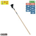 【5/9 16:59まで ポイント10倍】※期間限定オマケ付き※ (鋼付)デルタホー二面式240mm ガーデニング 立鎌ホー 立ち鎌 鍬 くわ クワ 土ならし ...