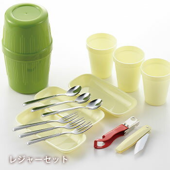 レジャーセット 3人分 簡易食器セッ