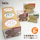 非常食 災害備蓄用パン ECOボックス 贈答用3種3箱セット ギフトBOX入り オレンジ・プチヴェール・クランベリー&ホワイトチョコ 箱入り アルミパック 5年...