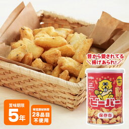 hokka ビーバー保存缶 揚げあられ 60g 北陸製菓 米菓 あられ お菓子缶 甘くない おせんべい