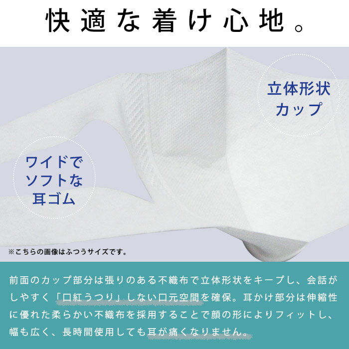 ユニ・チャーム ソフトーク超立体マスク 大きめサイズ 日本製 大人用 50枚入り 3層不織布 ユニチャーム 使い捨てマスク 1枚あたり22円