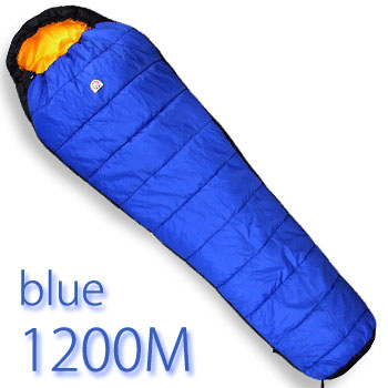 寝袋シュラフスーパーライト1200M（ブルー）
