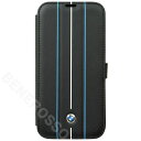 BMW iPhone 14ProMax レザー ブックタイプケース HOT STAMP LINES ブラック BMBKP14X22RVSK(2)