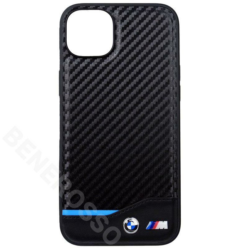 樂天商城 - BMW iPhone 14Plus PUカーボン調 バックカバー ブラック BMHCP14M22NBCK