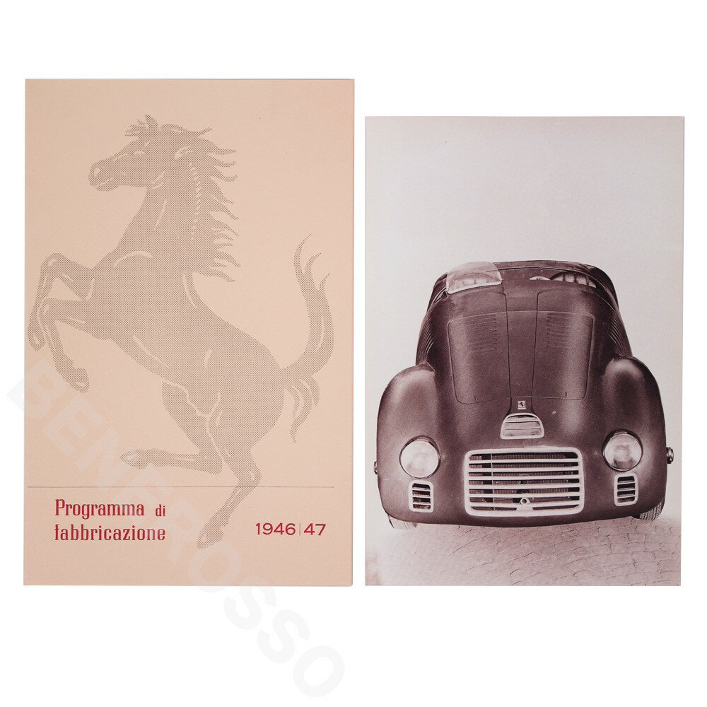 フェラーリ 1992 オリジナル プリント 1946-47 Ferrari 125シリーズ 1st プレスキット 【返品・交換対象外】