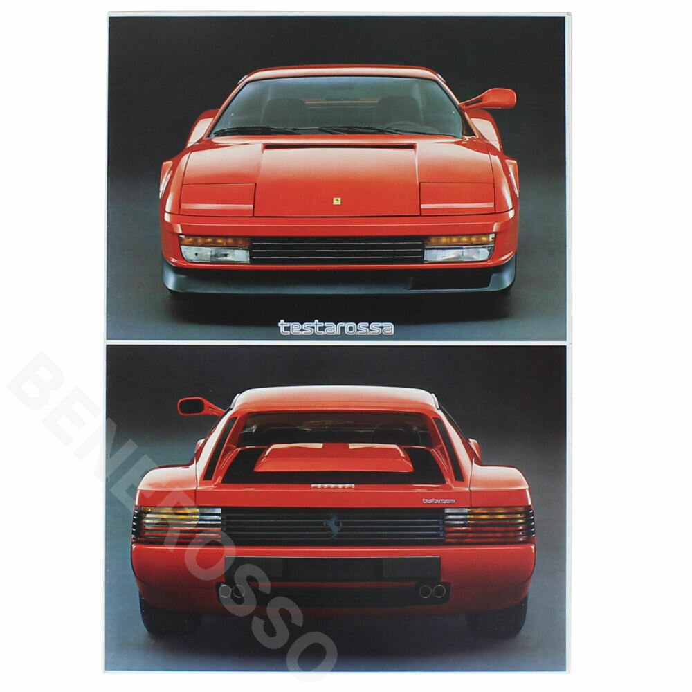 フェラーリ 1984 オリジナル プレス用カタログ ヨーロッパ版 初版 Testarossa 326/84 【返品・交換対象外】