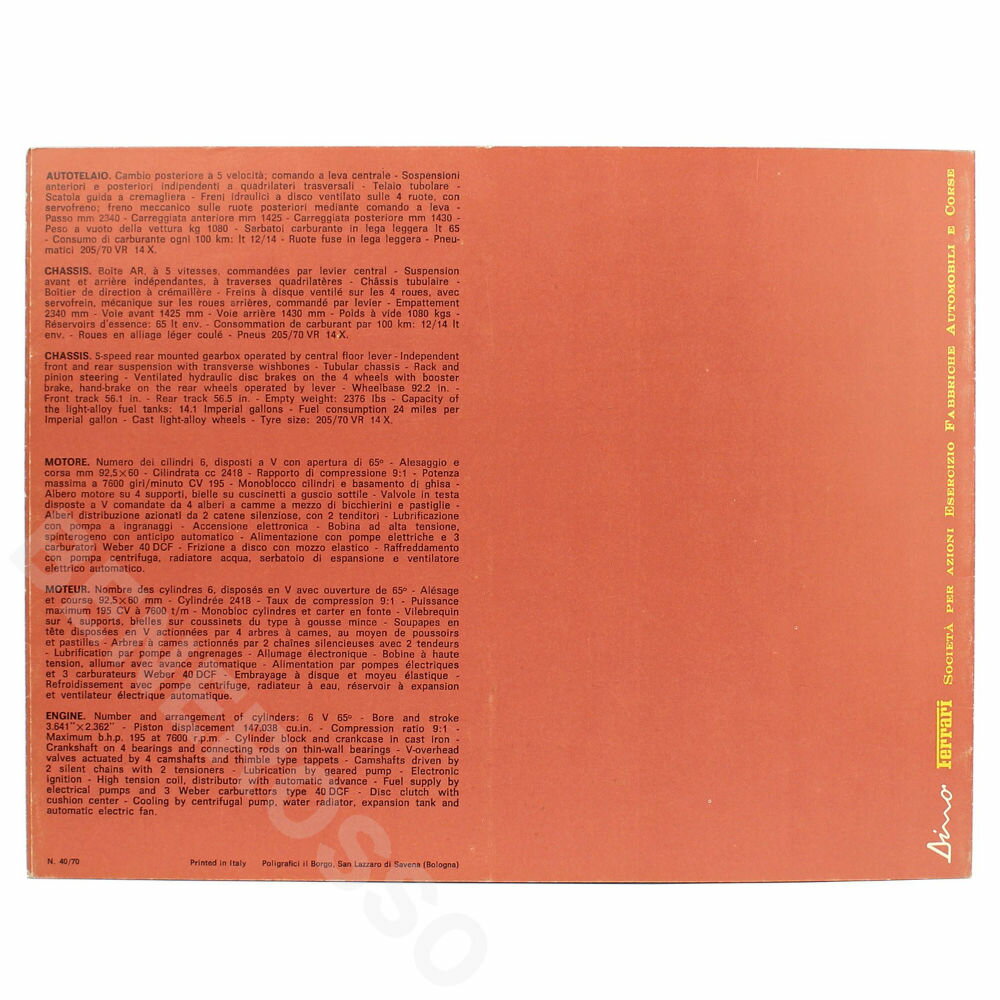 �ե��顼�� ���ꥸ�ʥ� �������� Dino 246 GT �衼���å��� ���� ������2�����ʡ����оݳ���