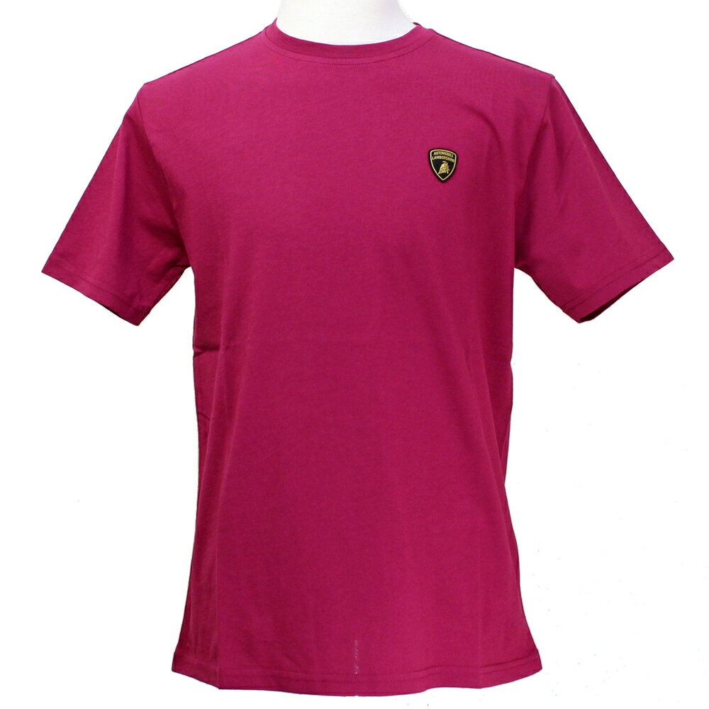 Rakuten - ランボルギーニ メンズ シールド Tシャツ ラズベリー 9009552CCX008