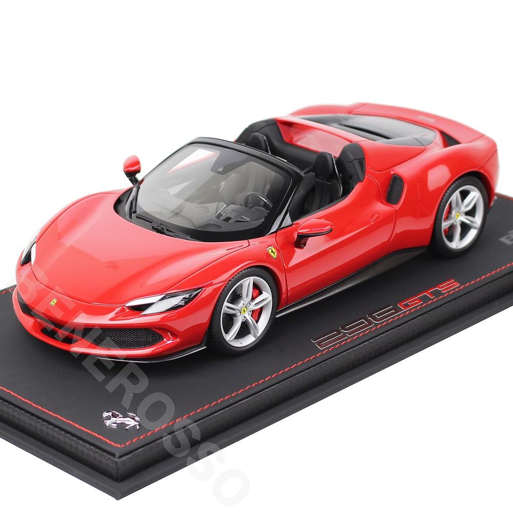 BBR MODELS 1/18スケール フェラーリ 296GTS Rosso Corsa / シルバーホイール （ケース付き） P18215DV