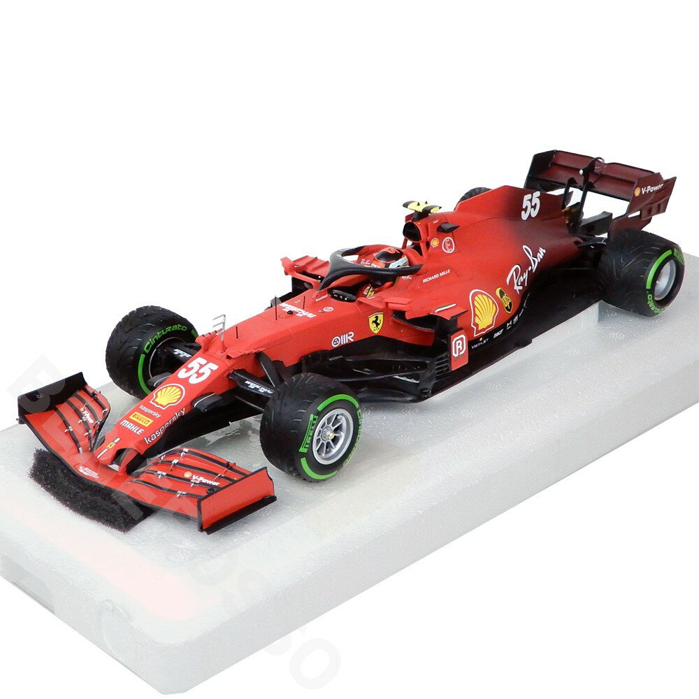 BBR MODELS 1/18スケール フェラーリ SF21 エミリアロマーニャGP 2021 C.サインツ (インターミディエイトタイヤ仕様)　PBBR211855