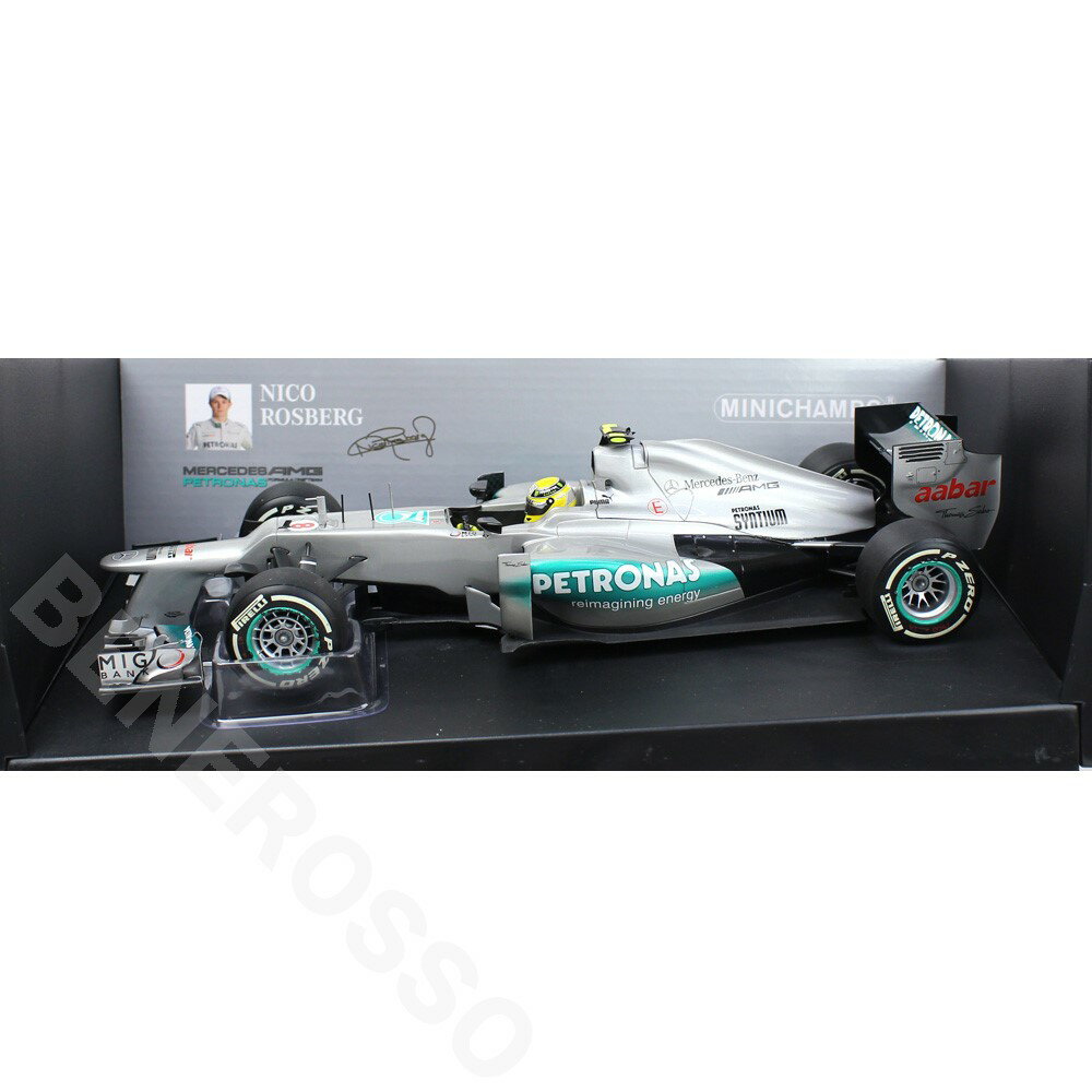 MINICHAMPS 1/18スケール メルセデスAMG ペトロナス F1チーム W03 N.ロズベルグ 中国GPウィナー2012 110120108