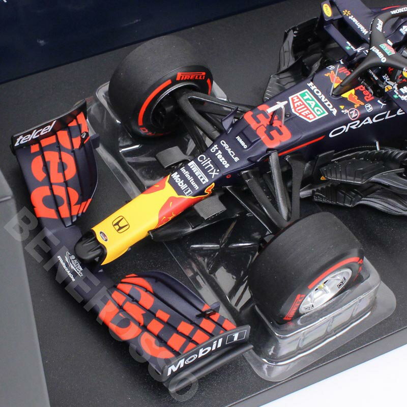 MINICHAMPS 1/18スケール レッド ブル レーシング ホンダ RB16B M.フェルスタッペン オランダGP 2021 ウィナー 110211433 2