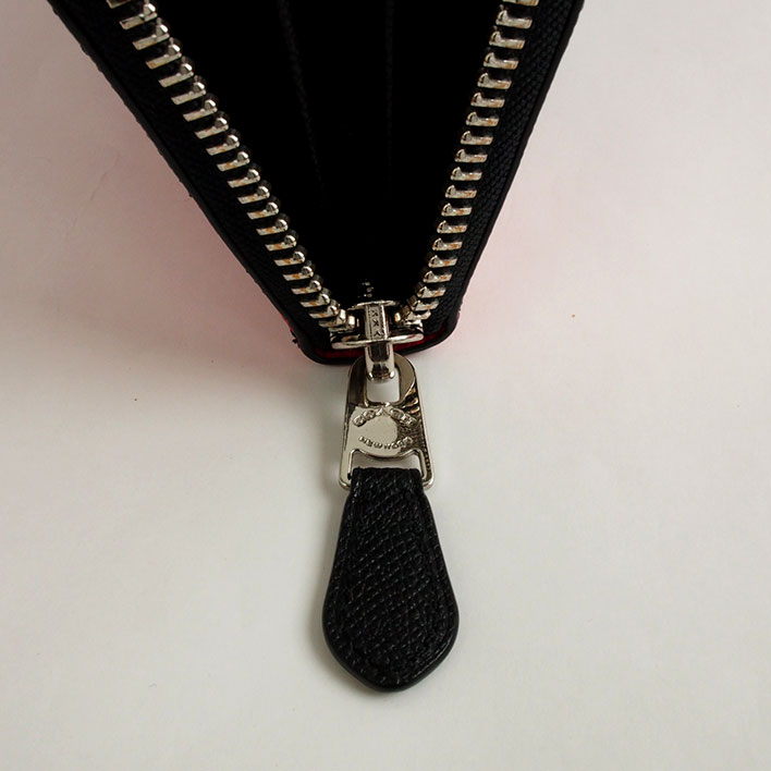 COACHコーチアコーディオンジップウォレットプリンテッドクロスグレイン財布52777【中古】