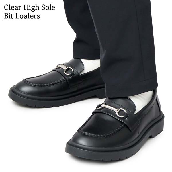ӥåȥե   ֥å glabella ٥ CLEAR HIGH SOLE BIT LOAFERS ӥͥ塼 ׷  » ...