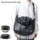 ドローストリングショルダーバッグ REGiSTA レジスタ 黒 ブラック DRAWSTRING SHOULDER BAG 斜めがけ 肩掛け 通勤 通学 バック ...