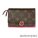 ルイヴィトン 財布 LOUIS VUITTON 【中古】 モノグラム ポルトフォイユ・フロール コン ...