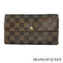 Louis Vuitton ルイ・ヴィトン 長財布 小銭入れあり 【中古】 ダミエ 長財布 damier ポルトモネクレディ N61724 ルイヴィトン ヴィトン 【あす楽 送料無料 楽天倉庫出荷 無料 ラッピング】