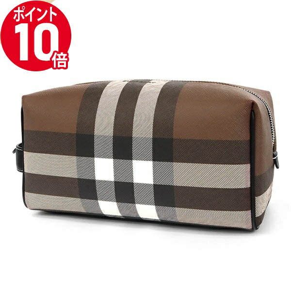 セカンドバッグ 《P10倍_11日01:59まで》バーバリー セカンドバッグ BURBERRY メンズ ヴィンテージチェック ブラウン系 8036675