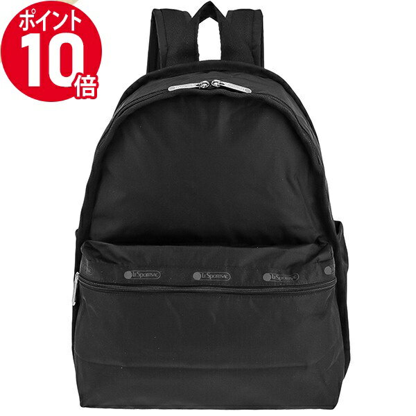 《ポイント10倍_30日23:59迄》レスポートサック リュックサック LeSportsac BASIC BACKPACK 無地 ブラック 7812 5982