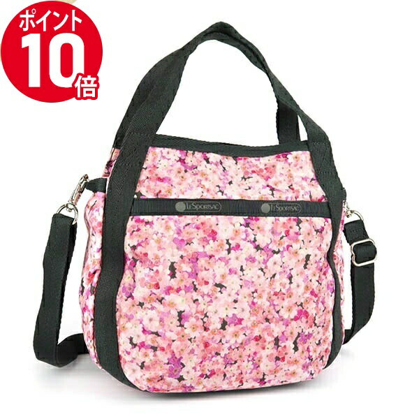 トートバッグ 《ポイント10倍_15日23:59迄》レスポートサック ショルダーバッグ レディース LeSportsac SMALL JENNI 2way ミニトートバッグ 花柄 ピンク 8056 E157 | ブランド