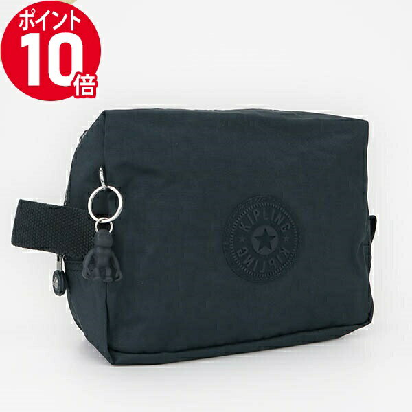 キプリング 《ポイント10倍_12日23:59迄》Kipling キプリング ポーチ PARAC パラック 箱型 ネイビー レディース KI2887R32 | ブランド