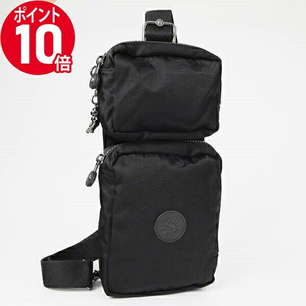 キプリング 《ポイント10倍_12日23:59迄》キプリング ボディバッグ kipling OVANDO オヴァンド 縦型 ブラック メンズ KI422453F | ブランド