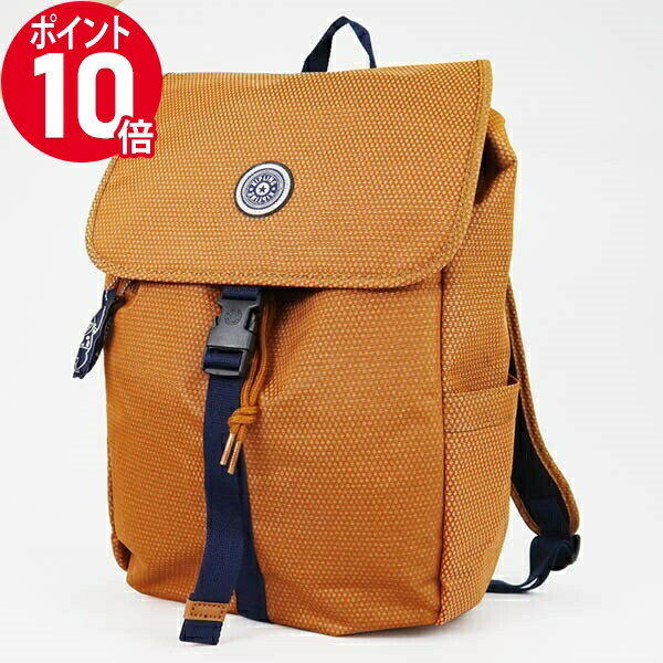 《P10倍_5日23:59迄》キプリング リュックサック kipling WINTON ウィントン フォールド 15.5L バックパック オレンジ メンズ レディース KI491295Y | ブランド