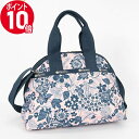 ボストンバッグ 《ポイント10倍_27日9:59迄》レスポートサック ショルダーバッグ LeSportsac YORK SATCHEL 2way ミニボストンバッグ ボタニカル柄 ピンク×ブルー レディース 3561 E483 | ブランド