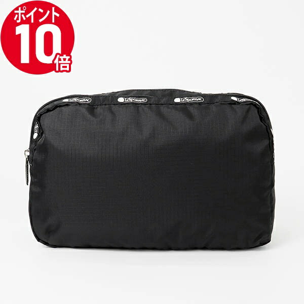 《P10倍_11日01:59まで》レスポートサック ポーチ 無地 LeSportsac ブラック 3953 C509 レディース | ブランド