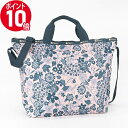 トートバッグ 《ポイント10倍_5/1 23:59迄》レスポートサック トートバッグ LeSportsac DELUXE EASY CARRY TOTE 2wayショルダーバッグ ボタニカル柄 ピンク×ブルー レディース 4360 E483