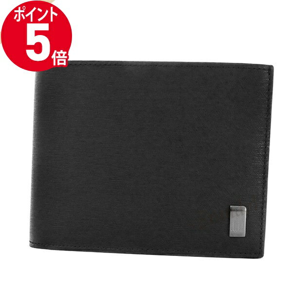 《P5倍&クーポン_18日23:59迄》ダンヒル 二つ折財布 dunhill メンズ Sidecar サイドカー レザー ブラック 19F2F32SG | ブランド