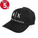 《P5倍&クーポン_5日22:59迄》アルマーニエクスチェンジ 帽子 ARMANI EXCHANGE メンズ AX ロゴ キャップ ブラック 954039 CC513 00020 | ブランド