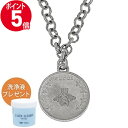 グッチ 《ポイント5倍_8日23:59迄》グッチ ネックレス GUCCI ビー コイン プレート シルバー 433481 J8400 0702 | ブランド