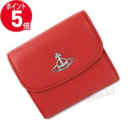 《ポイント5倍_16日01:59迄》ヴィヴィアンウエストウッド 二つ折り財布 Vivienne Westwood レディース オーブ ミニ財布 レッド 51070026 JOHANNA H401 | ブランド