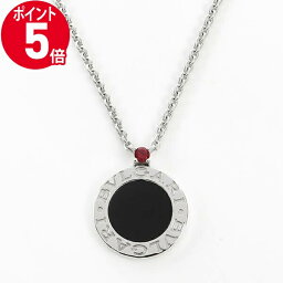 ブルガリ ネックレス（メンズ） 《ポイント5倍_8日23:59迄》〈大特価セール〉ブルガリ ネックレス BVLGARI レディース メンズ セーブ ザ チルドレン ペンダント シルバー×ブラック 356910 | ブランド