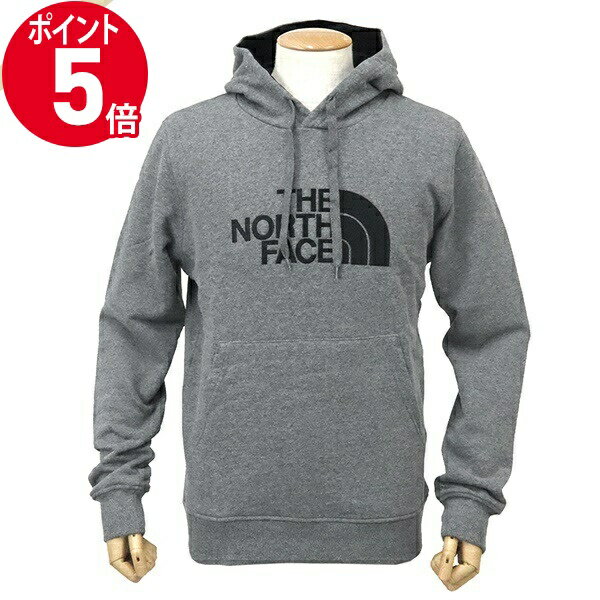 《P5倍&クーポン_18日23:59迄》ザ・ノースフェイス パーカー THE NORTH FACE メンズ ロゴ フーディ 長袖 XXS/XS/S/M/L グレー NF00AHJY LXS | ブランド