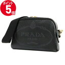 《ポイント5倍_27日9:59迄》プラダ ショルダーバッグ PRADA レディース ロゴ レザー ミニバッグ ブラック 1BH187OLO 2DKV F0002 | 2021年秋冬新作 2021AW