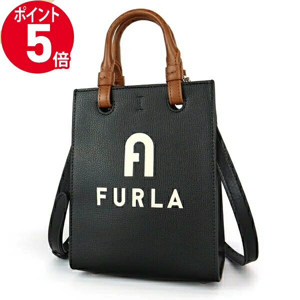 フルラ ショルダーバッグ（レディース） 《P5倍_9日19:59まで》フルラ ショルダーバッグ FURLA レディース VARSITY STYLE 縦型 ミニトートバッグ ブラック WB00729 BX1230 E0500 | ブランド