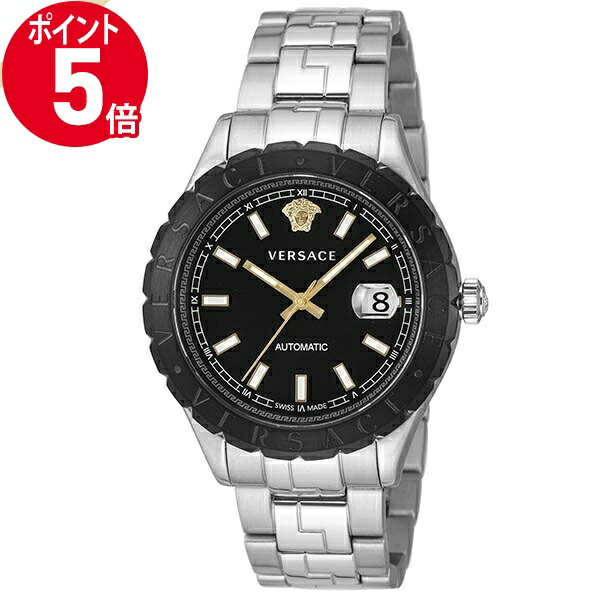 ヴェルサーチェ 腕時計（メンズ） 《P5倍_9日19:59まで》ヴェルサーチェ 腕時計 VERSACE メンズ HELLENYIUM 41mm ブラック×シルバー VEZI00321 | ブランド