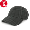 《ポイント5倍_8日23:59迄》バーバリー 帽子 BURBERRY メンズ レディース ヴィンテージチェック キャップ M/L チャコールグレー 8068038 | ブランド