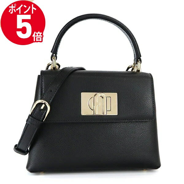 《ポイント5倍_16日01:59迄》FURLA フルラ ショルダーバッグ MINI トップハンドルバッグ 2way ハンドバッグ ブラック WB00109 ARE000 O6000