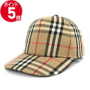 《P5倍&クーポン_28日23:59迄》バーバリー キャップ BURBERRY メンズ・レディース 帽子 ヴィンテージチェック ベースボールキャップ ベージュ系 8026929 | ブランド