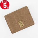 バーバリー 財布（レディース） 《P5倍&クーポン_5日22:59迄》バーバリー 三つ折り財布 BURBERRY TBロゴ ベージュ系 レディース 8054375 | ブランド