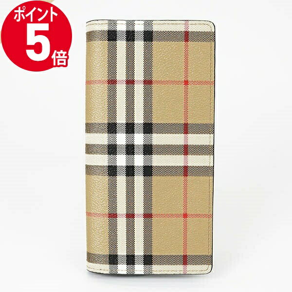 《ポイント5倍_16日01:59迄》バーバリー 長財布 BURBERRY メンズ ヴィンテージチェック ベージュ系 8069819 | ブランド