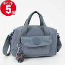 《P5倍&クーポン_5日22:59迄》キプリング ボストンバッグ kipling BRYNNE ブライン 2wayショルダーバッグ ミニボストン ブルーグレー レディース KI32780HV | ブランド