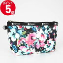 レスポートサック ポーチ（レディース） 《ポイント5倍_8日23:59迄》レスポートサック ポーチ LeSportsac MEDIUM SLOAN COSMETIC レディース 花柄 ブラック系マルチカラー 2725 E457 | ブランド